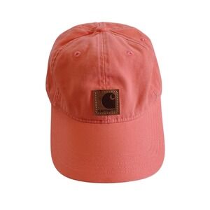 Carhartt Womens Pink Canvas Adjustable Strap‎ Back Work Hat